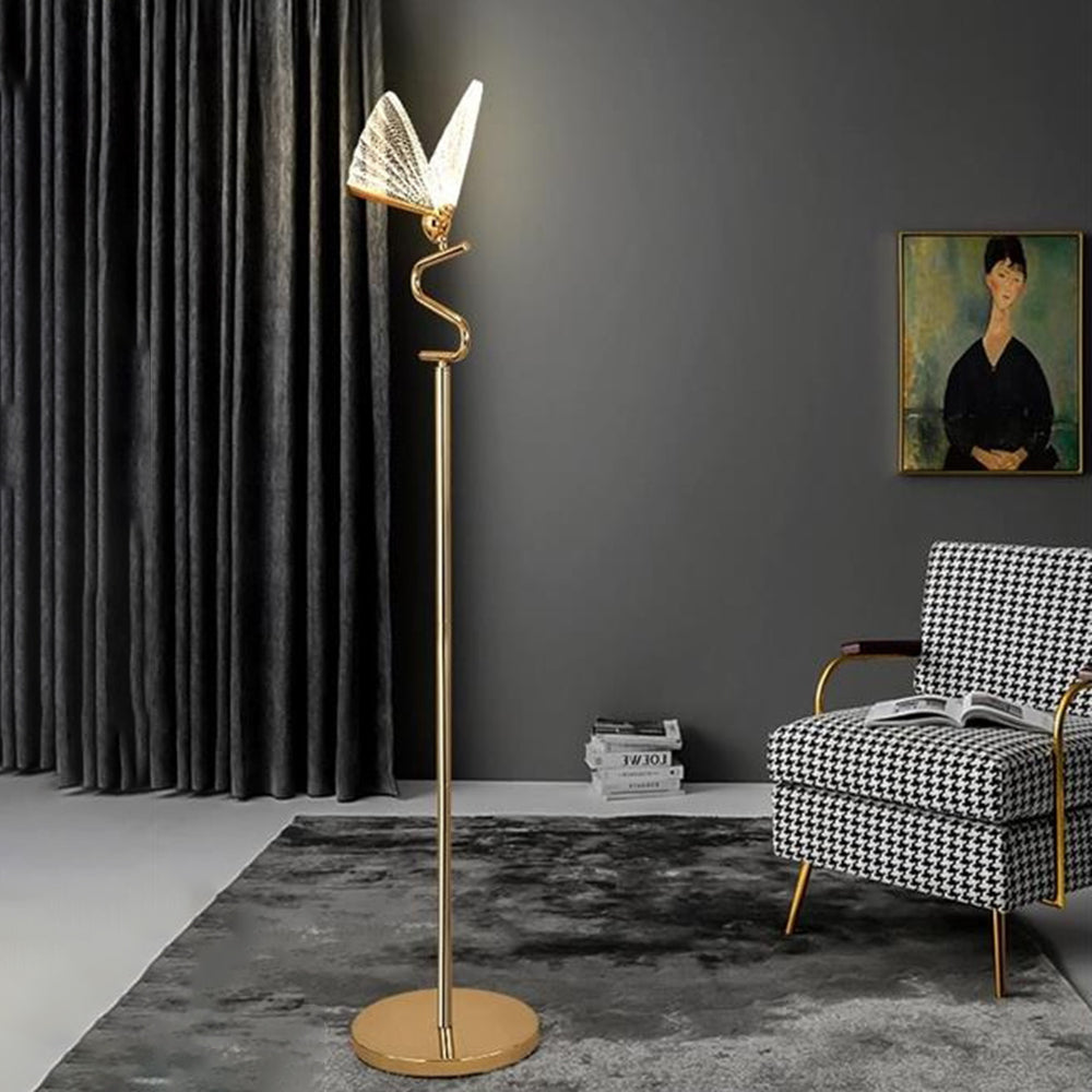 Candelabru modern în formă de fluture pentru masă și lampadar, 4 stiluri