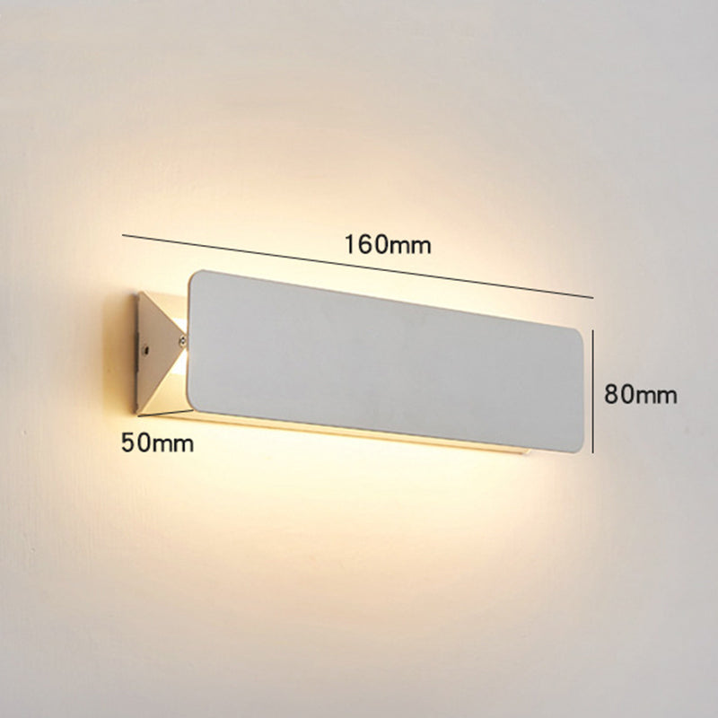 Arisha aplică de perete LED metal pentru interior cu Rotire, alb