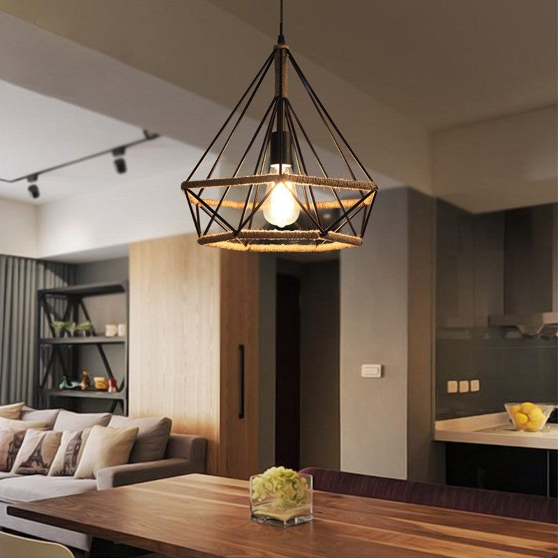 Epoch Countryside Diamond lampă suspendată metal negru Bucătărie/Cafenea