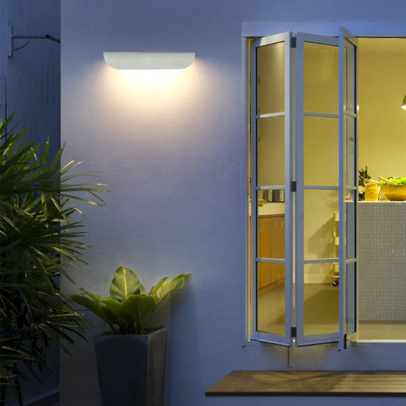 Ray modern Outdoor Wall Lighting, Waterproof, curbat