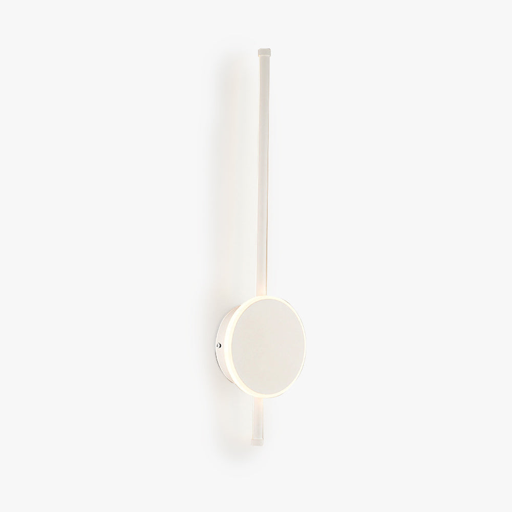 Arisha aplică de perete modernă Circulară Lineară din metal, alb/negru/auriu