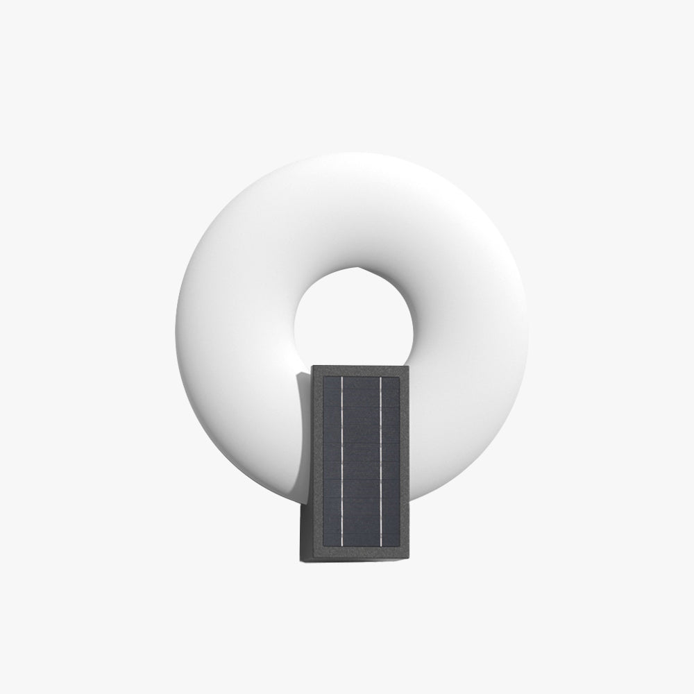 Ray aplică de perete pentru exterior modern din metal/acrilic, negru/alb