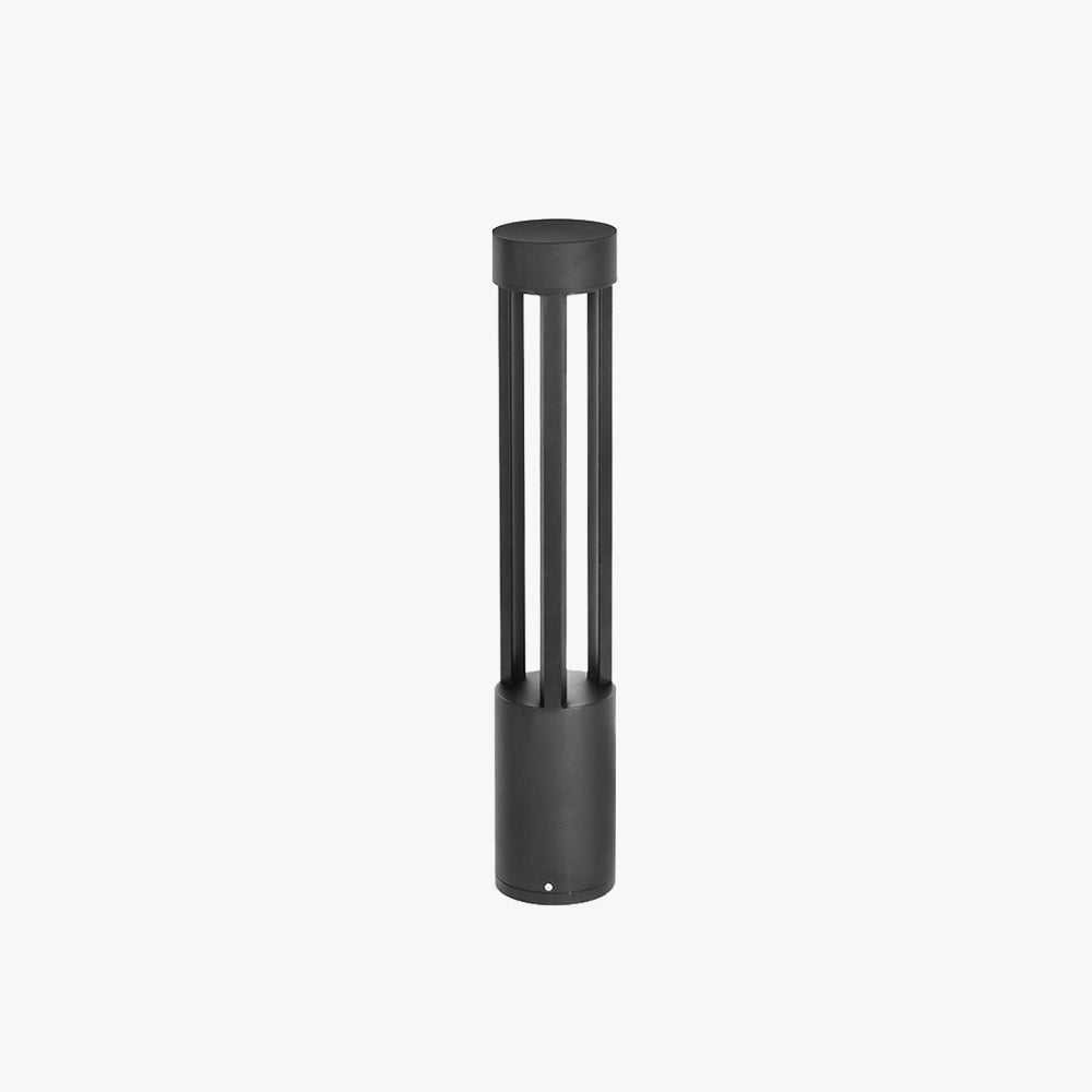 Ray lampă de drum pentru exterior cilindric gol modern, negru