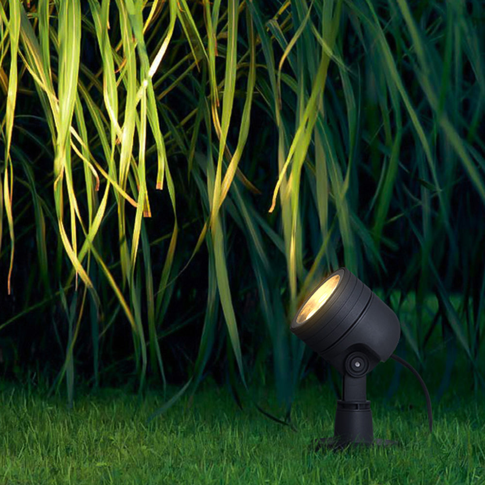 Ray modern Round sticlă/metal Solar Outdoor Ground Lamp Spotlight