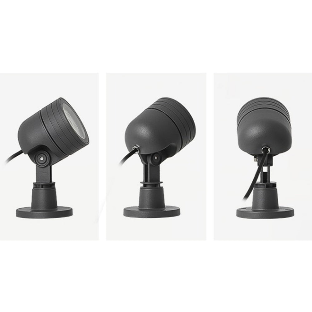 Ray modern Round sticlă/metal Solar Outdoor Ground Lamp Spotlight