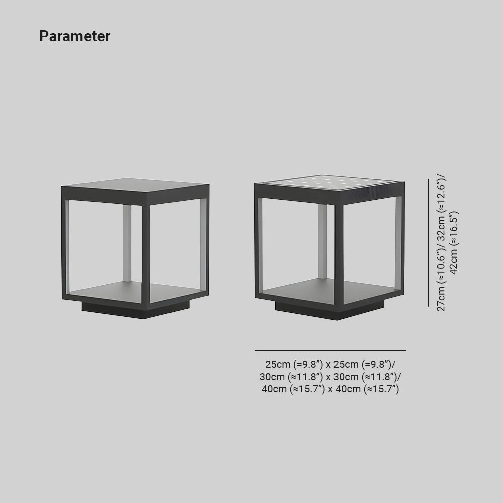 Ferra lampadar contemporan Solar cu Încărcare pentru exterior