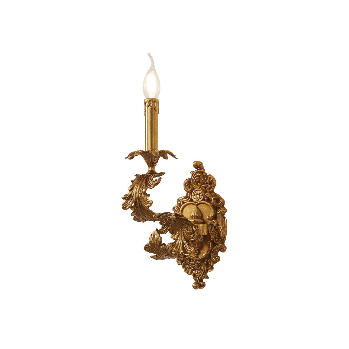 Aplică de perete aurie Cartouche