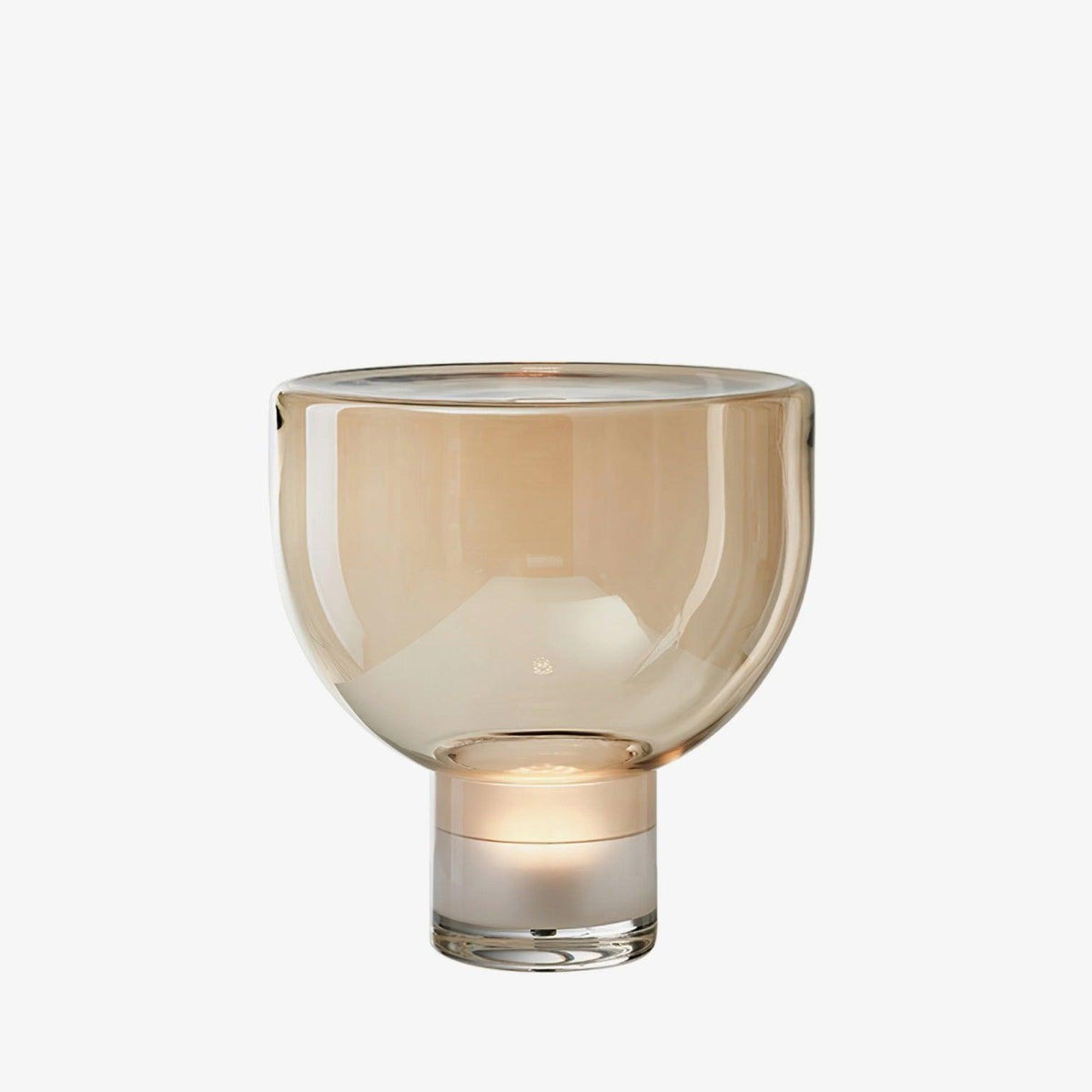 Cavm lampă de masă din sticlă, elegantă