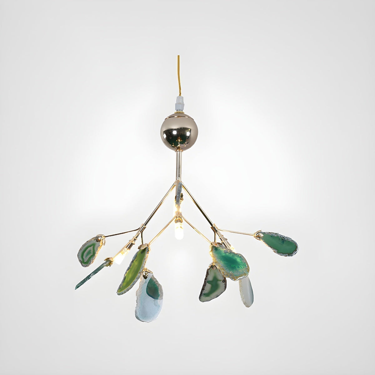 Agate candelabru Colorful Branching