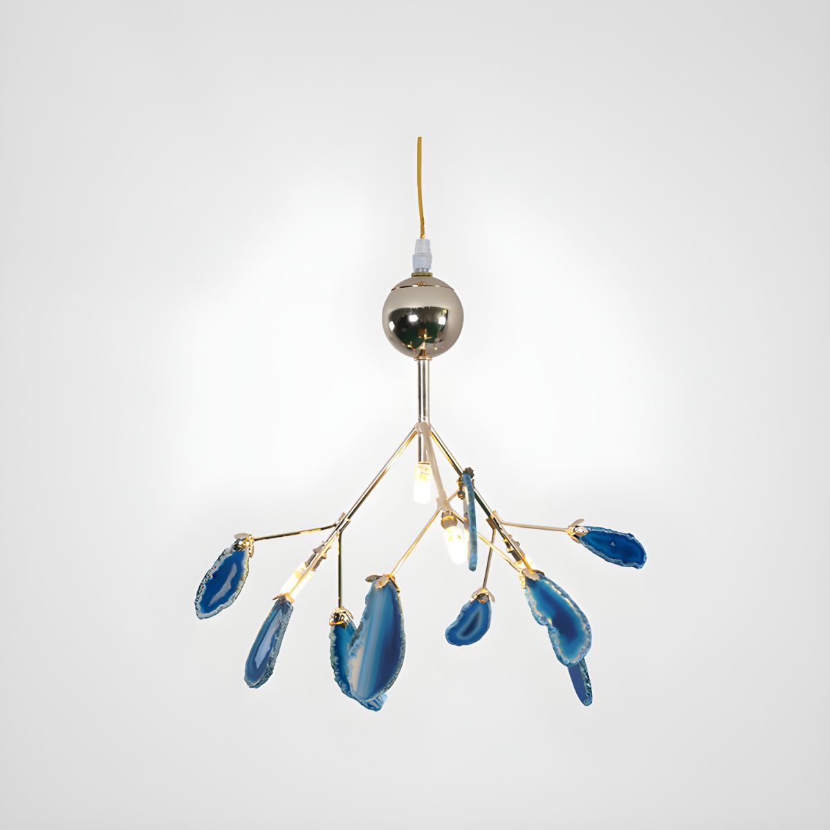 Agate candelabru Colorful Branching