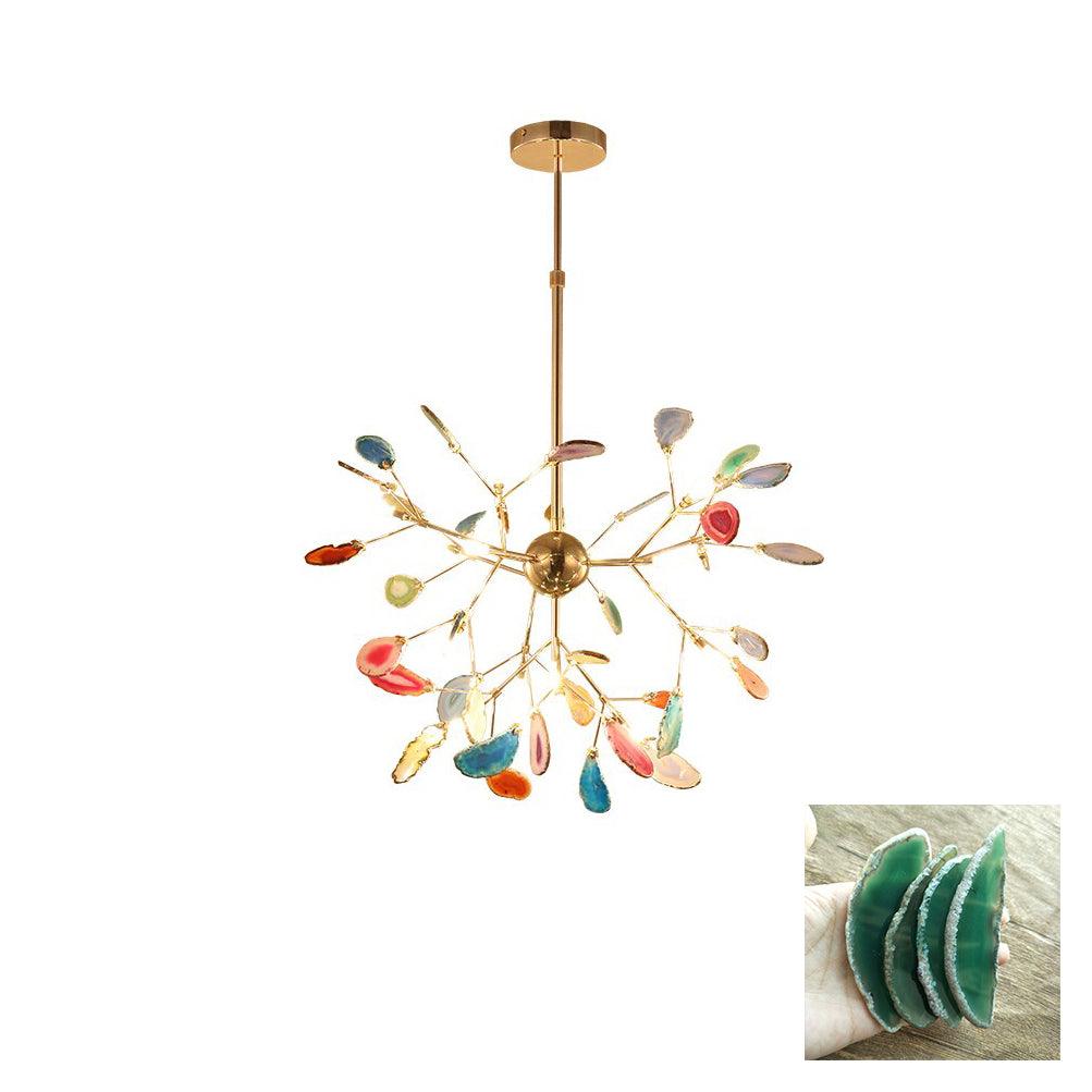 Agate candelabru Colorful Branching
