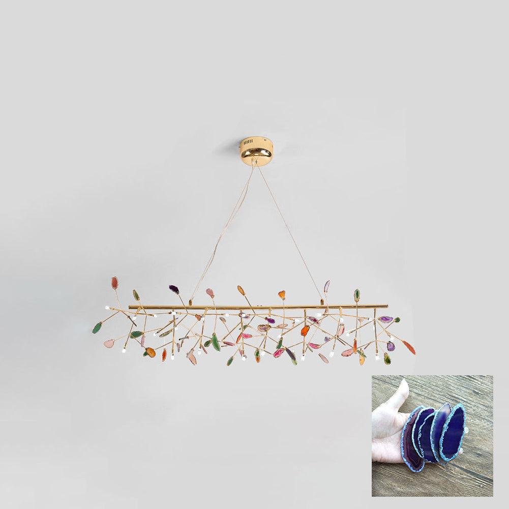 Agate candelabru Colorful Branching