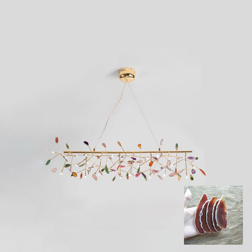 Agate candelabru Colorful Branching