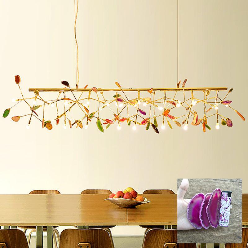 Agate candelabru Colorful Branching