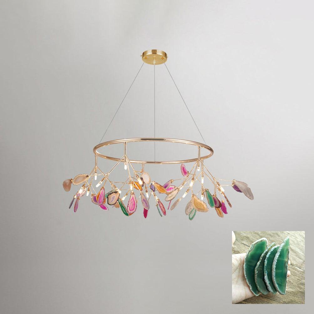 Agate candelabru Colorful Branching