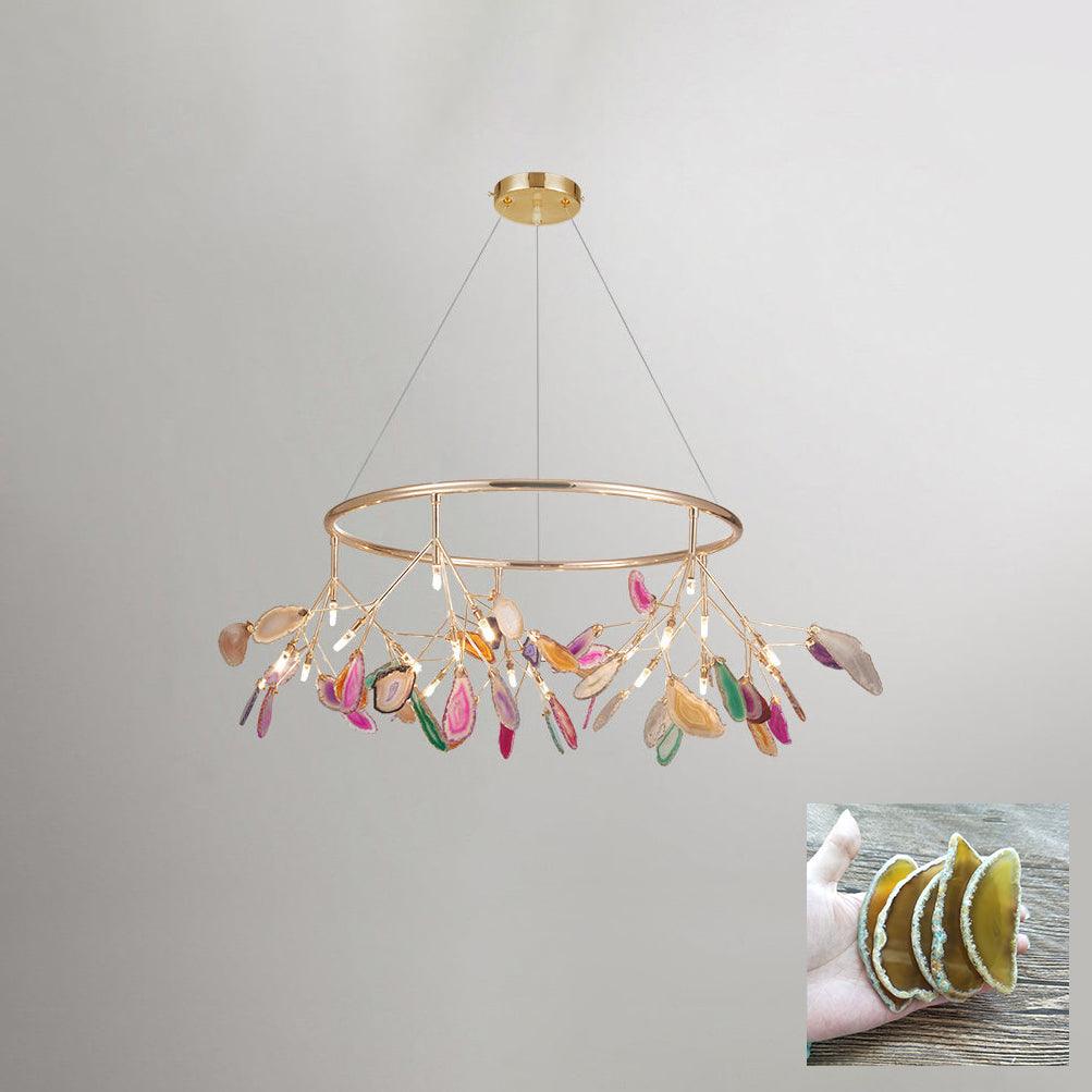 Agate candelabru Colorful Branching