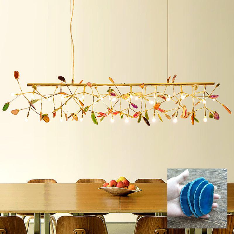 Agate candelabru Colorful Branching