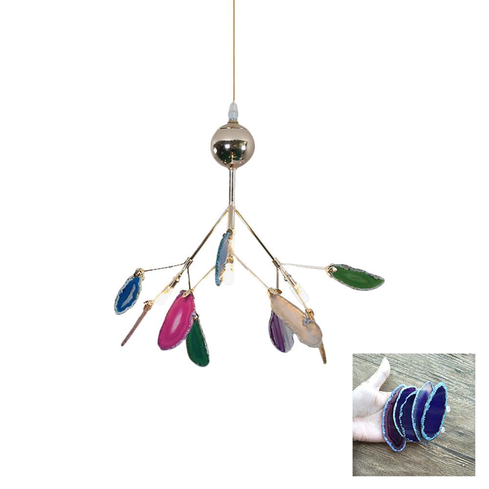 Agate candelabru Colorful Branching