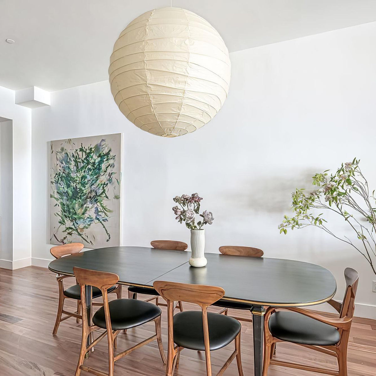 Luna lampă suspendată Glob din hârtie
