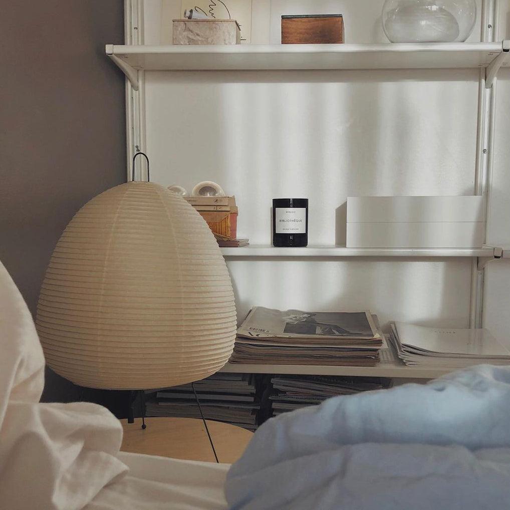 Tranquilux lampă de masă inspirată din Japonia din hârtie