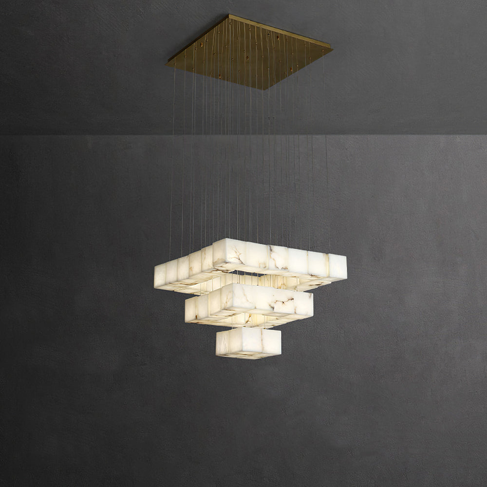 Avi lampă suspendată LED modernă cu Abajur din alabastru, Geometrică Reglabilă, pentru Bucătărie, alb, 8 Stiluri