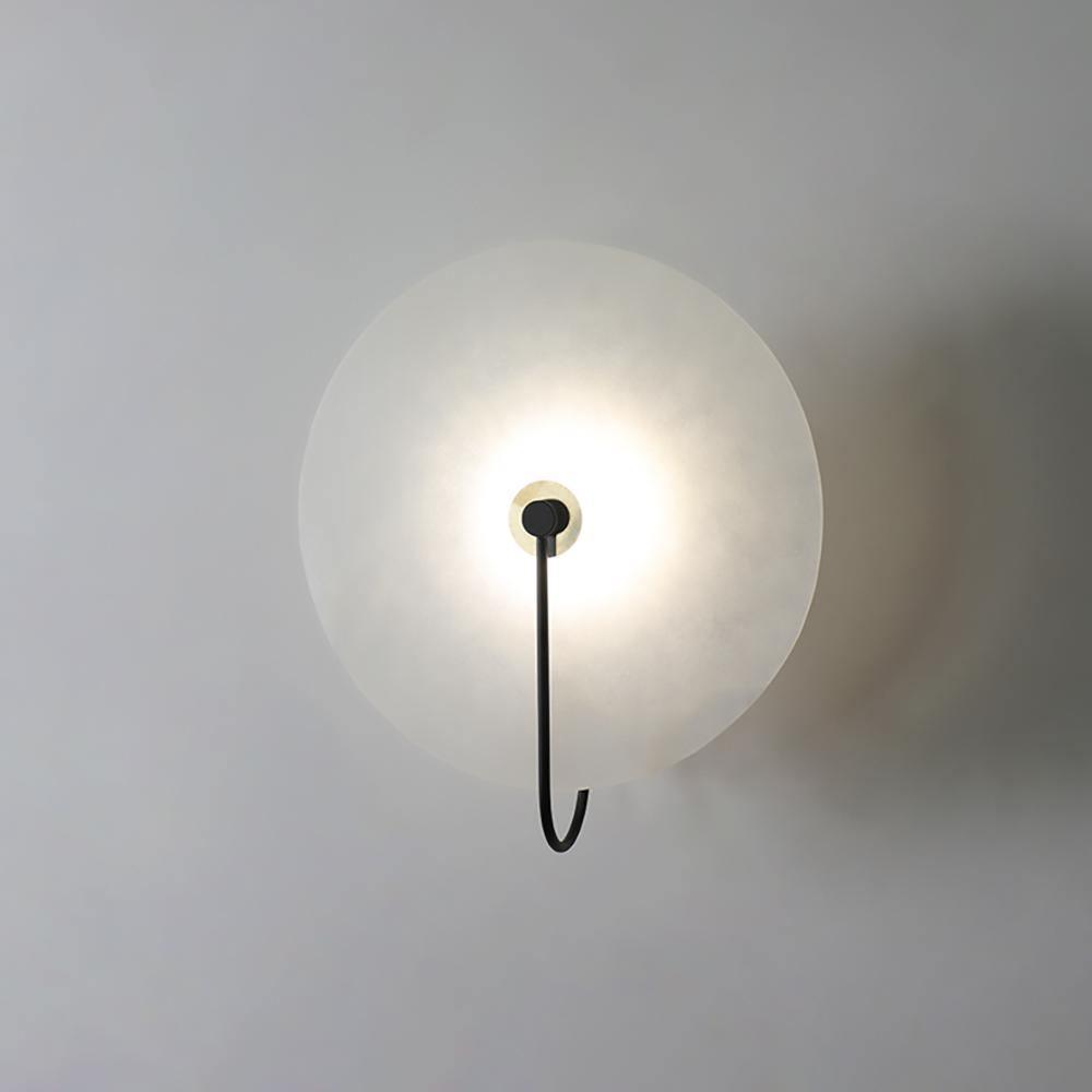Kristy aplică de perete LED alabastru Circular Iconic