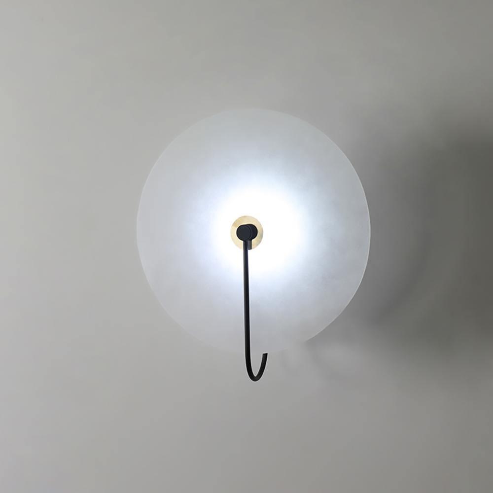 Kristy aplică de perete LED alabastru Circular Iconic