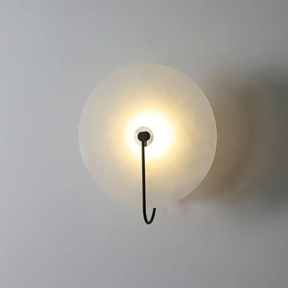 Kristy aplică de perete LED alabastru Circular Iconic