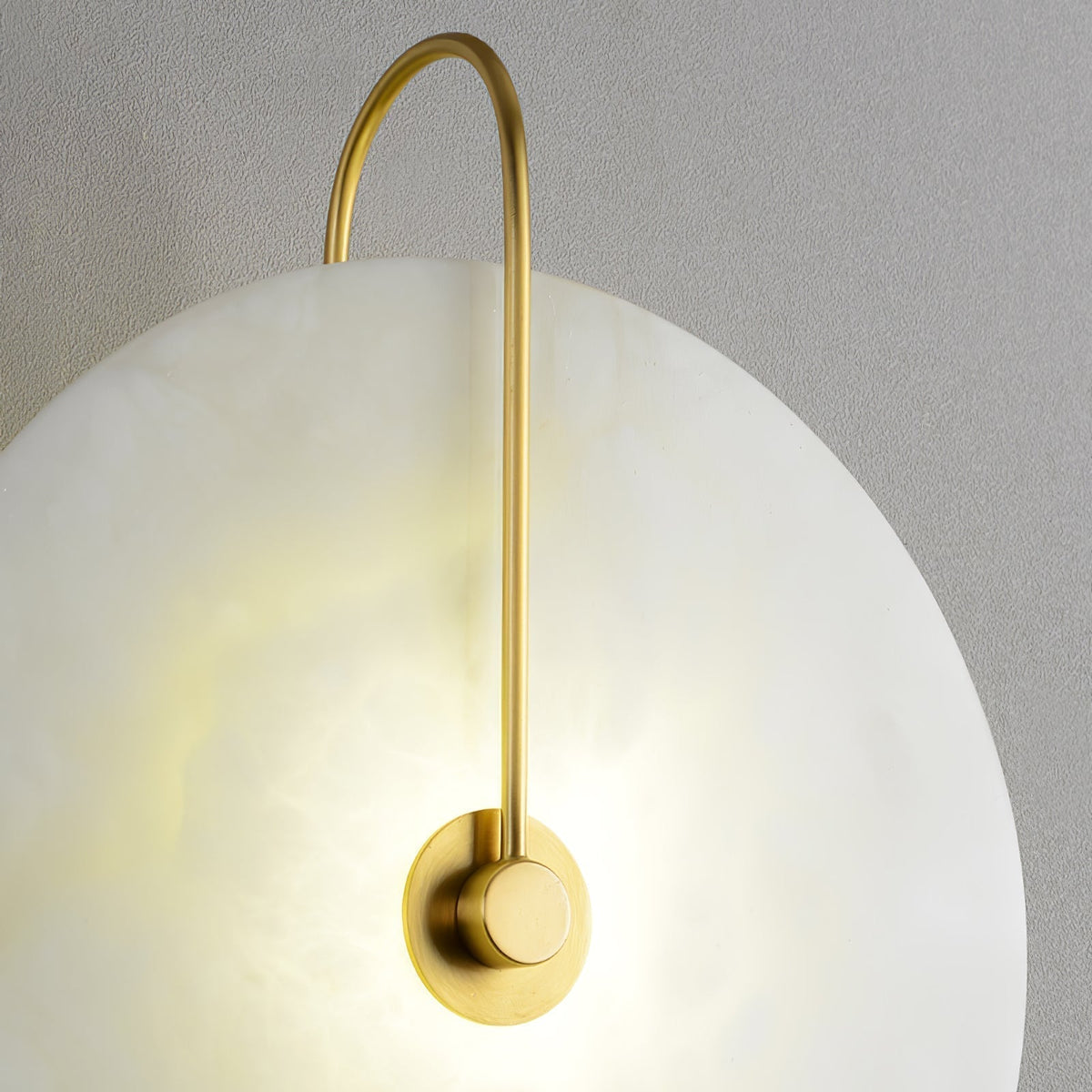 Kristy aplică de perete LED alabastru Circular Iconic