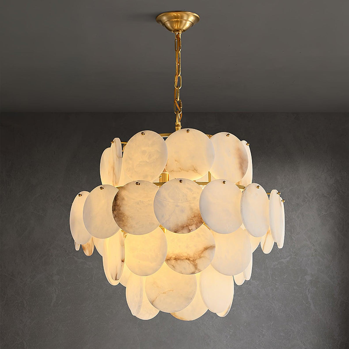 Nivarora candelabru din alabastru