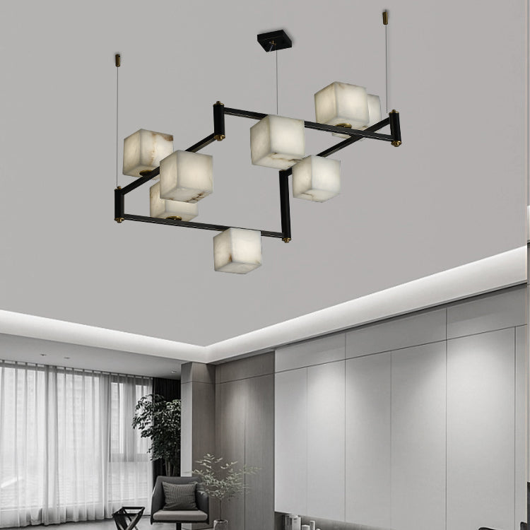 Ostruvye Individual Creativity Box candelabru din alabastru