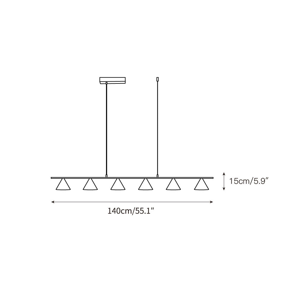Ulfuvyi lampă suspendată modernă, minimalistă din travertin