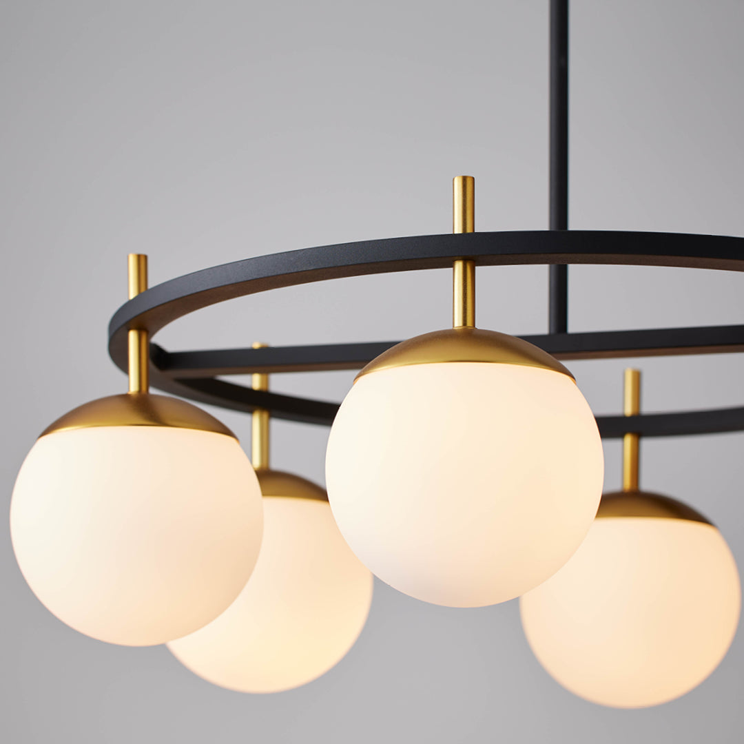 Ornuvyn candelabru modern, minimalist din sticlă