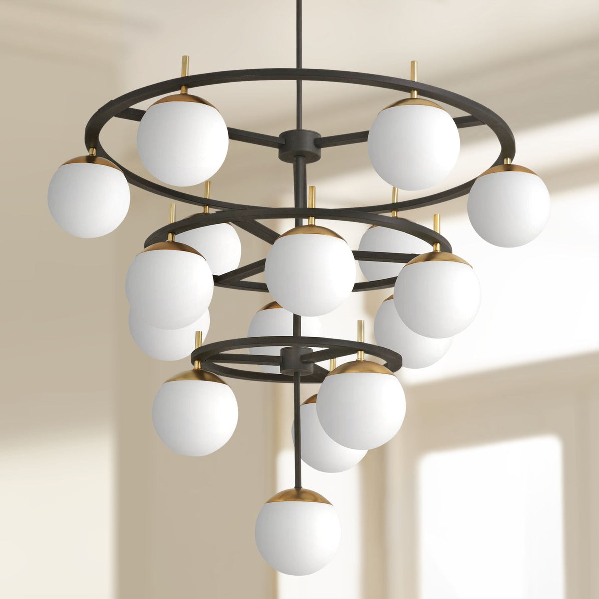 Ornuvyn candelabru modern, minimalist din sticlă
