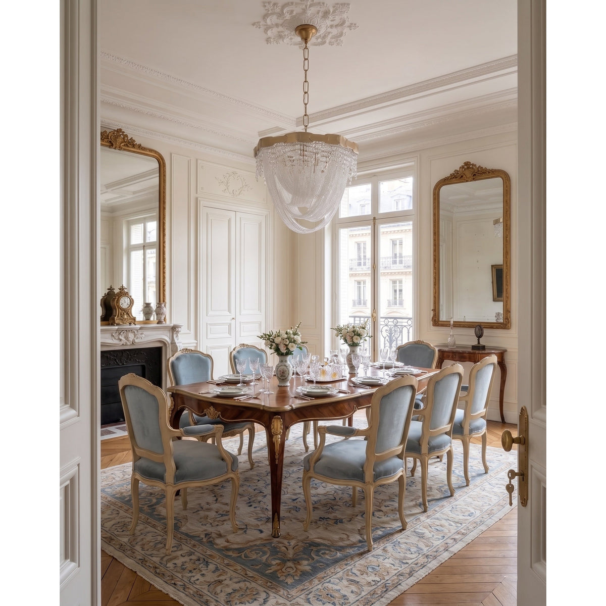 Almeria candelabru din cristal