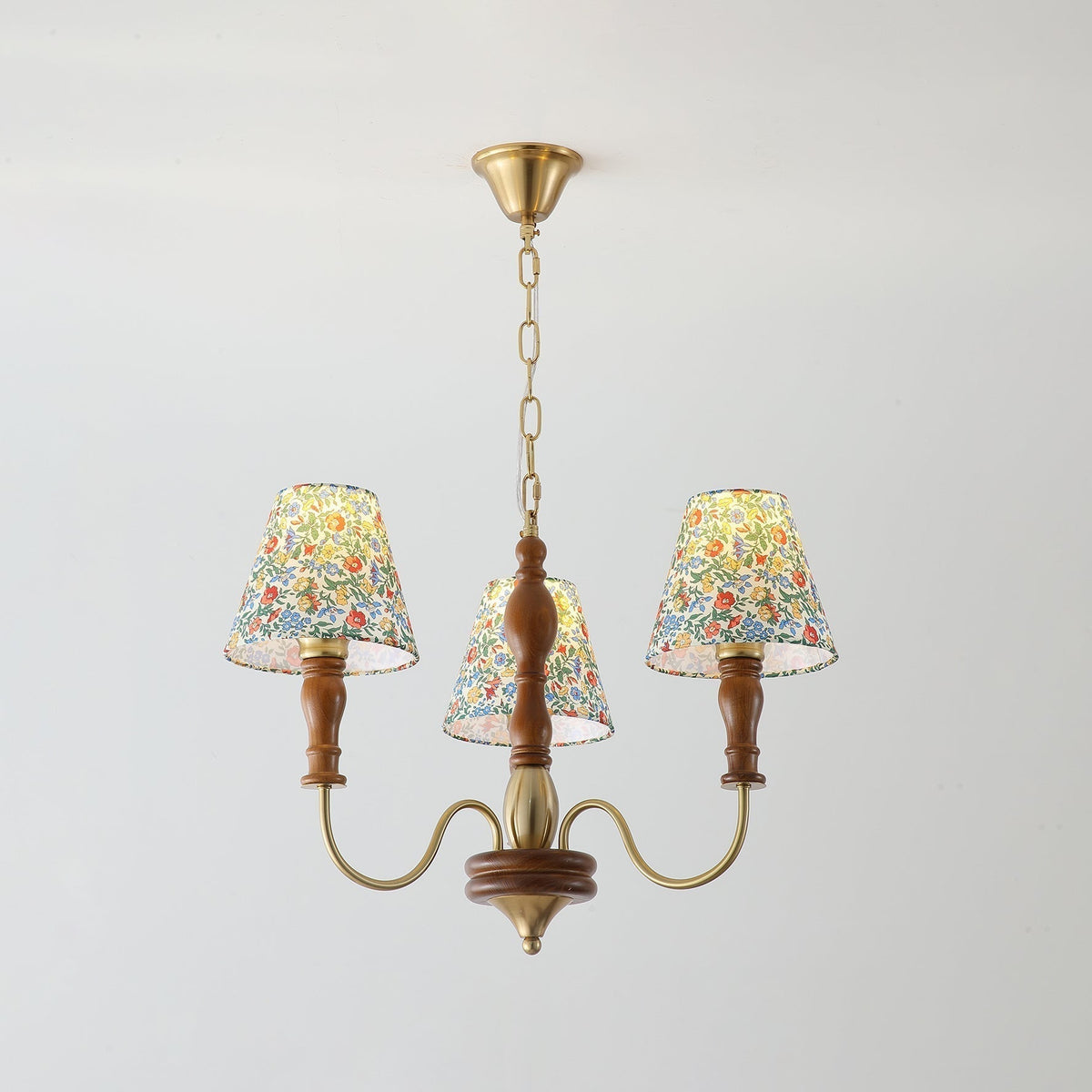 Cassian candelabru din material textil, cu flori