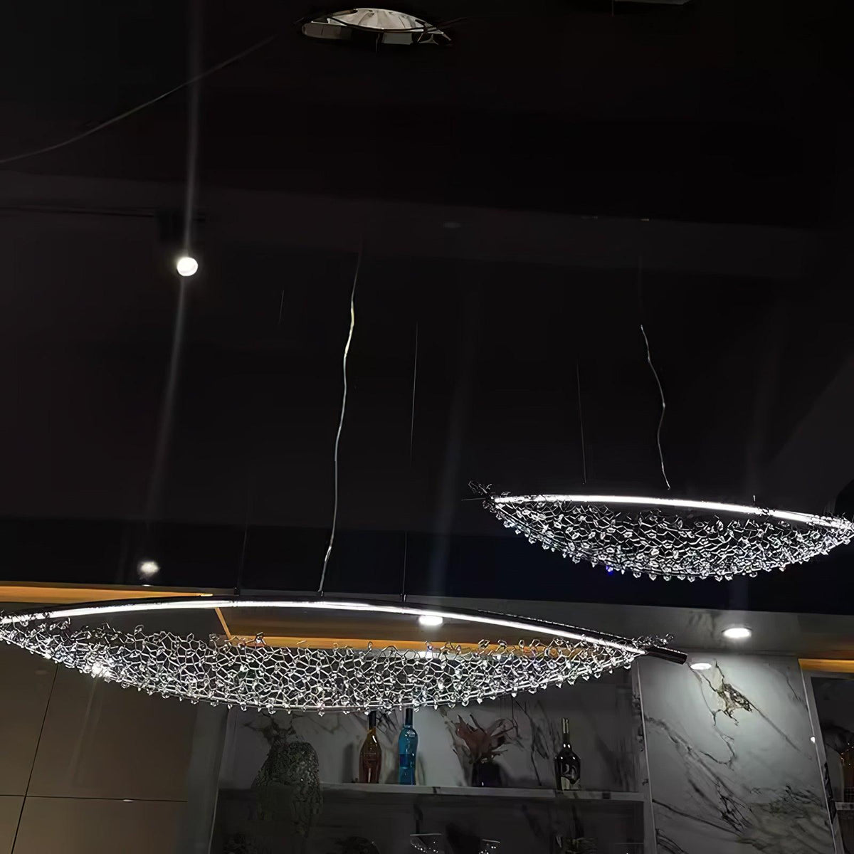 Elvarin lampă suspendată din cristal