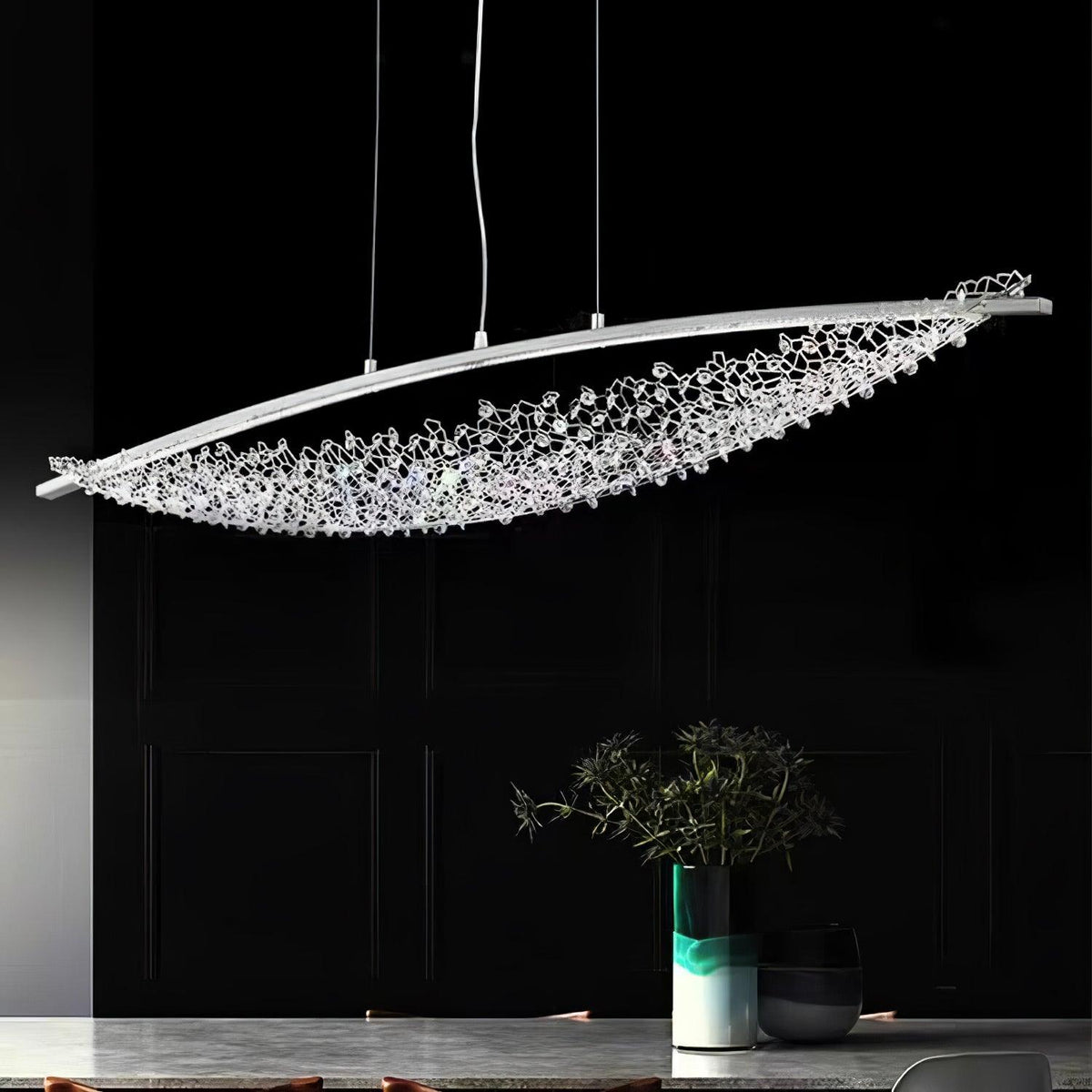 Elvarin lampă suspendată din cristal