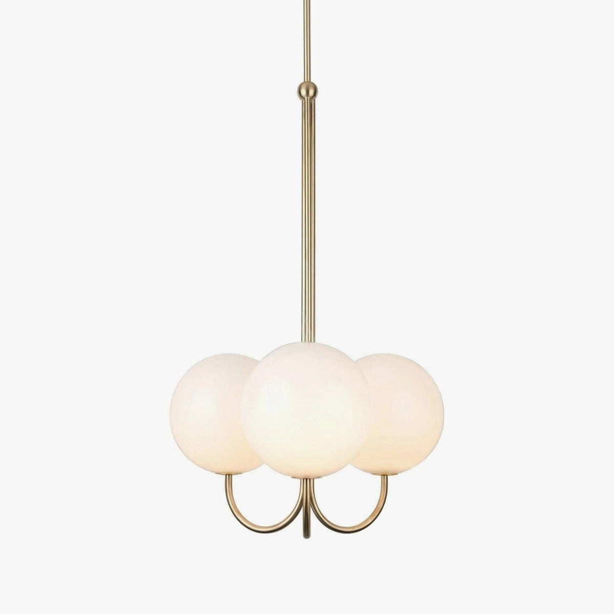 Brin lampă suspendată din metal și sticlă, elegantă