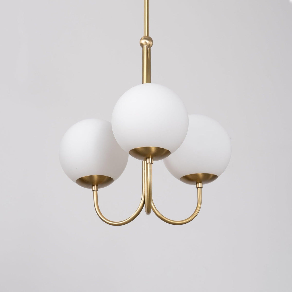 Brin lampă suspendată din metal și sticlă, elegantă
