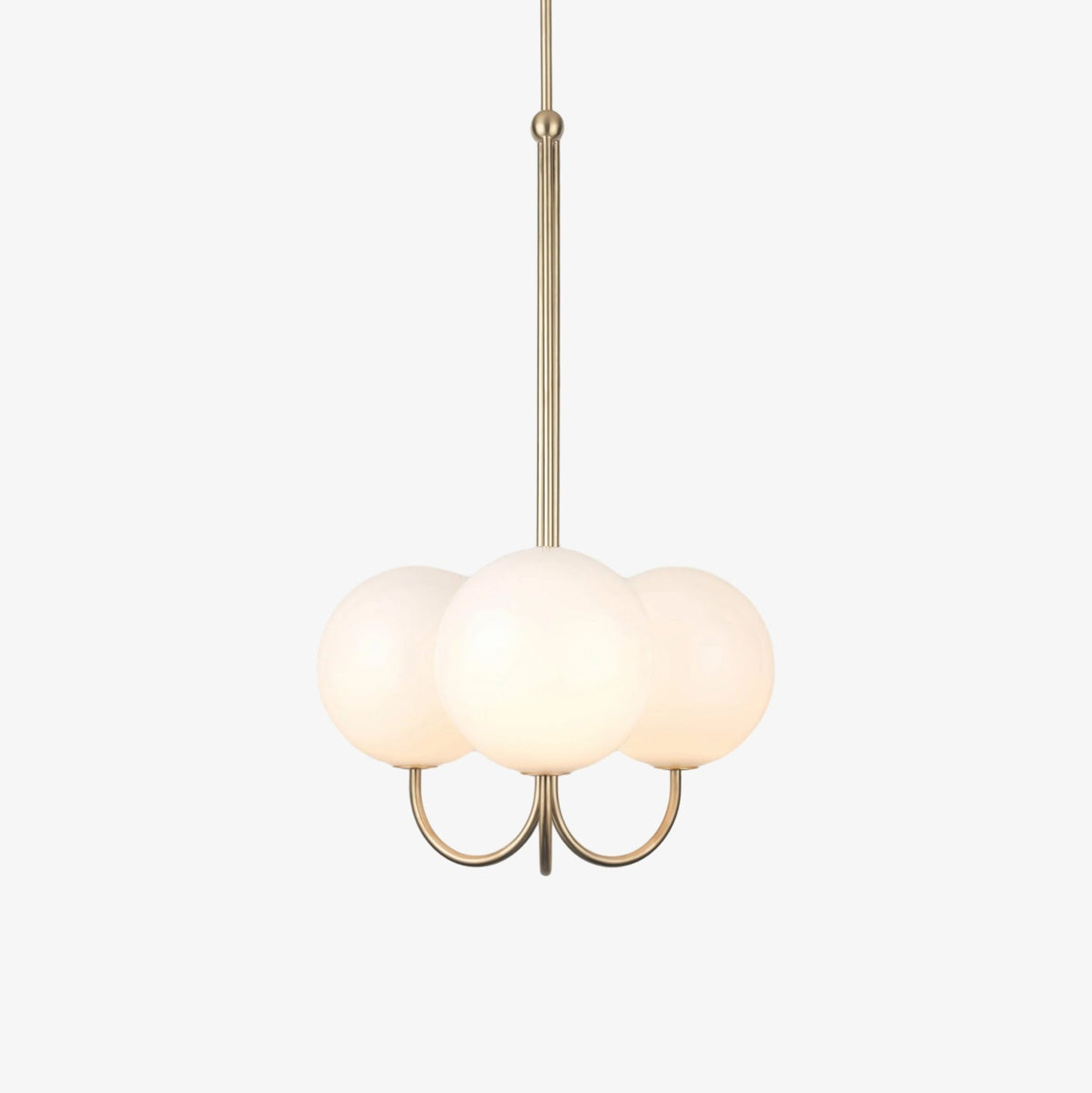 Brin lampă suspendată din metal și sticlă, elegantă