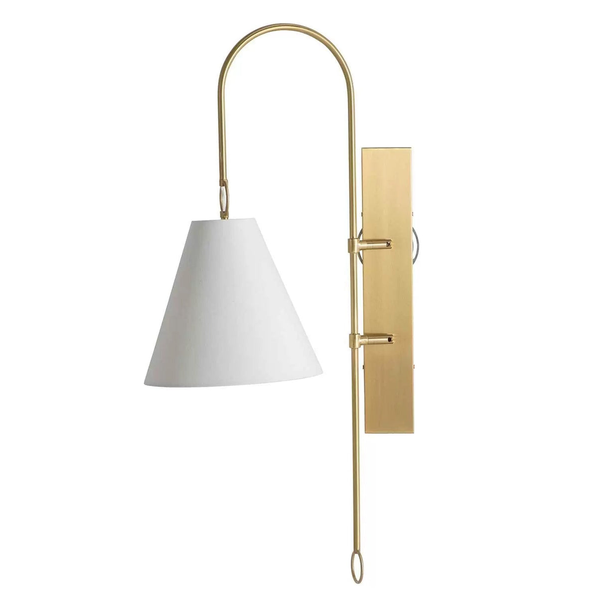 Ildvuvyi aplică de perete din alamă, material textil și metal, modernă, premium