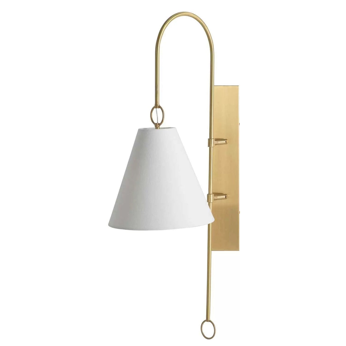 Ildvuvyi aplică de perete din alamă, material textil și metal, modernă, premium