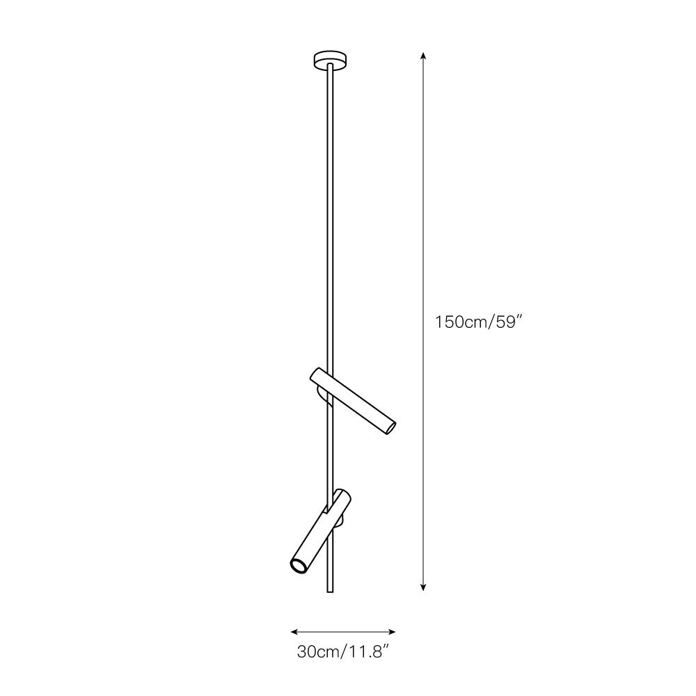 Jarnbruvyi lampă suspendată modernă minimalistă din metal
