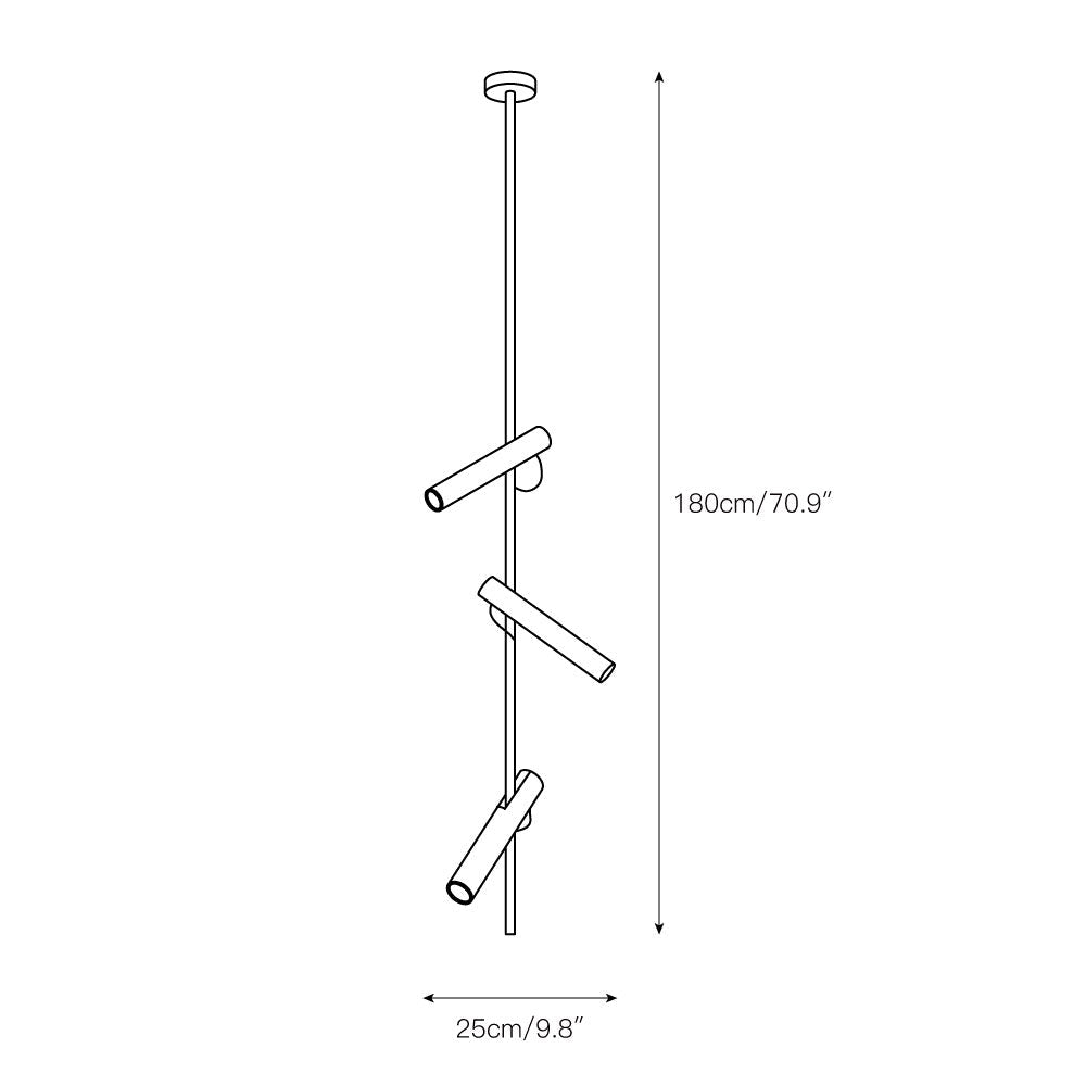 Jarnbruvyi lampă suspendată modernă minimalistă din metal