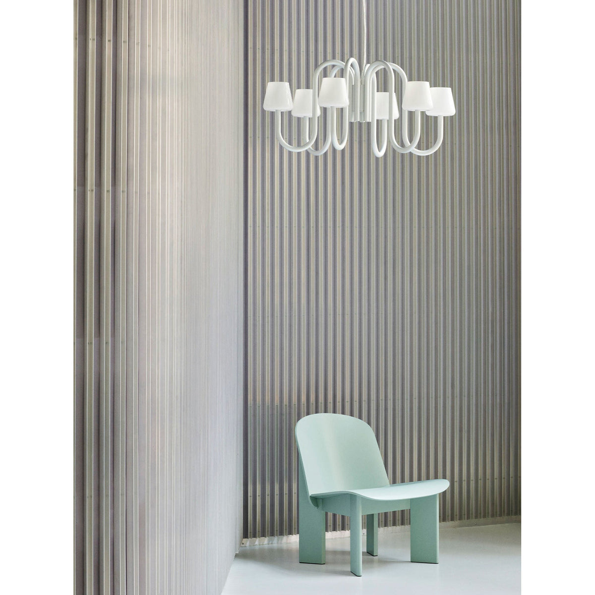 Ostruvyn candelabru din sticlă, modern, premium