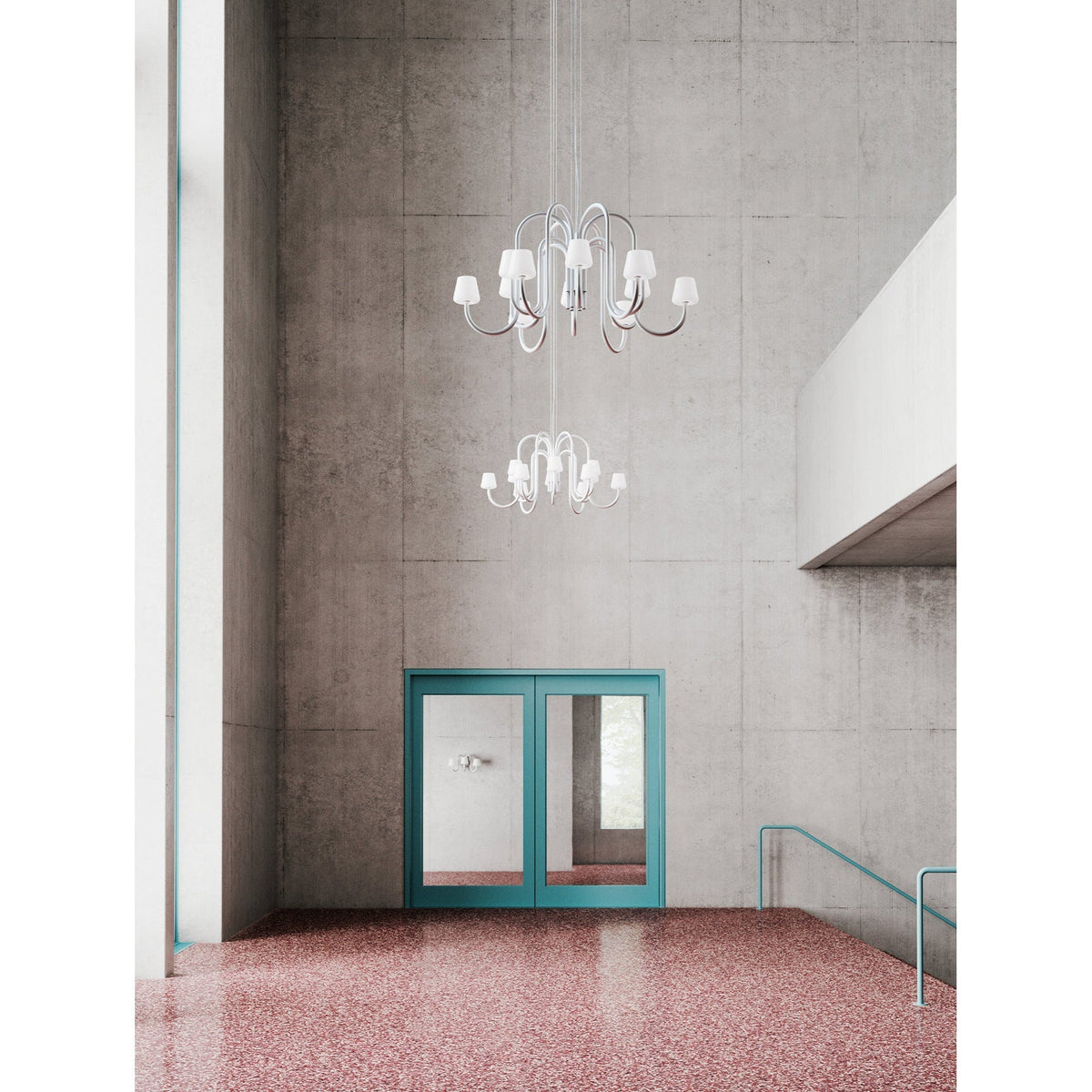 Ostruvyn candelabru din sticlă, modern, premium