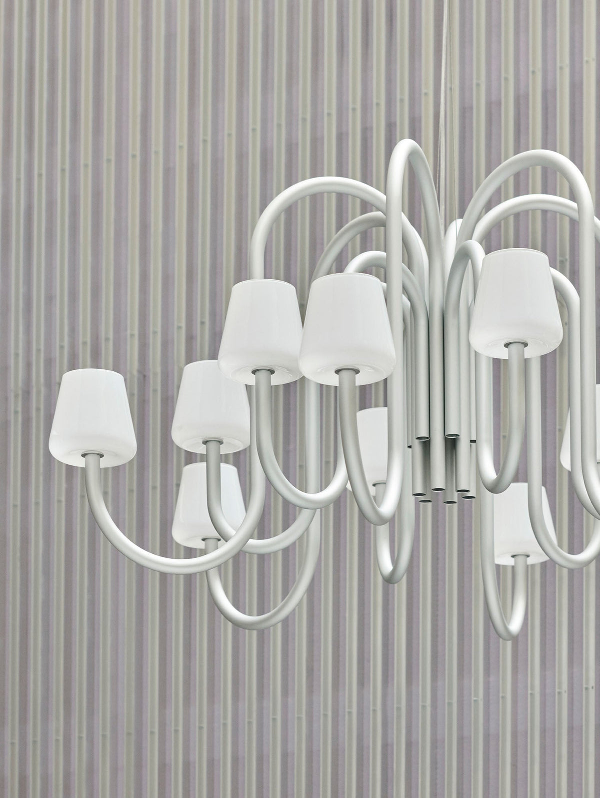 Ostruvyn candelabru din sticlă, modern, premium