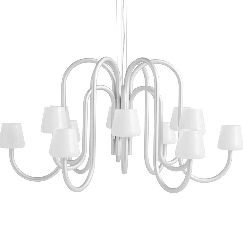 Ostruvyn candelabru din sticlă, modern, premium