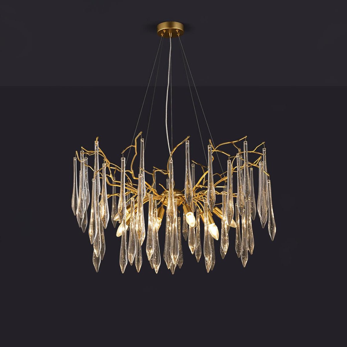 Clove candelabru Ramură cristal Element Artistic